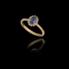 Χρυσό Δαχτυλίδι Ροζέτα Κ18 Ζαφείρι – DA253N