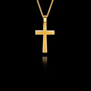 Χρυσός Βαπτιστικός Σταυρός Κ14 – ST304N