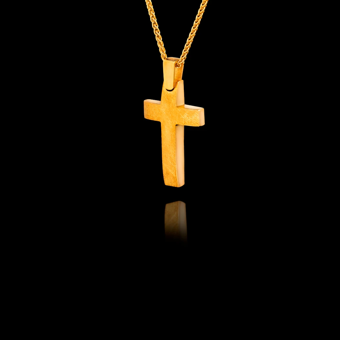 Χρυσός Βαπτιστικός Σταυρός Κ14 – ST305N