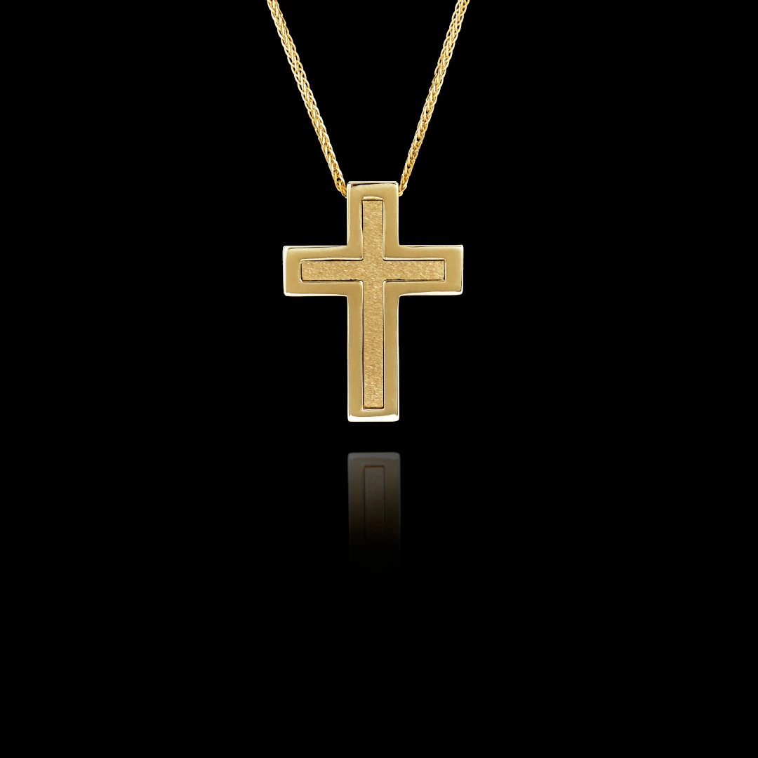 Χρυσός Βαπτιστικός Σταυρός Κ14 ST324N