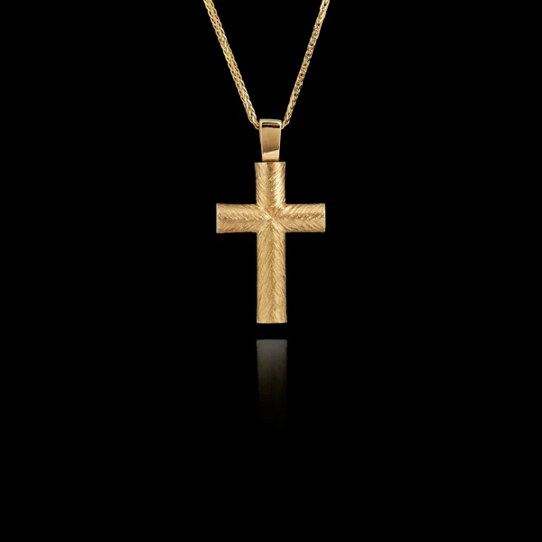 Χρυσός Βαπτιστικός Σταυρός Κ14 – ST326N