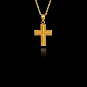 Χρυσός Βαπτιστικός Σταυρός Κ18 – ST333N